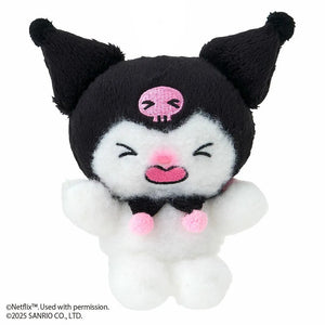 Kuromi Crying Plush Mascot Keychain (My Melody & Kuromi Netflix Series) Accessory Japan Original