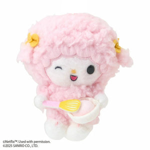 My Sweet Piano Winking Plush Mascot Keychain (My Melody & Kuromi Netflix Series) Accessory Japan Original