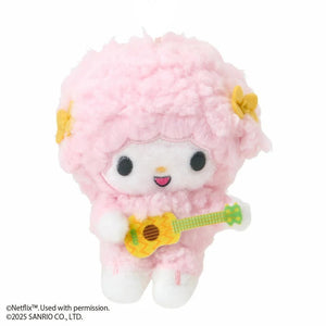 My Sweet Piano Guitar Plush Mascot Keychain (My Melody & Kuromi Netflix Series) Accessory Japan Original
