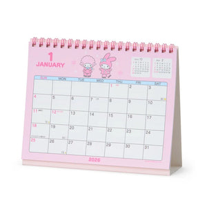 My Melody 2026 Desk Calendar Stationery Japan Original