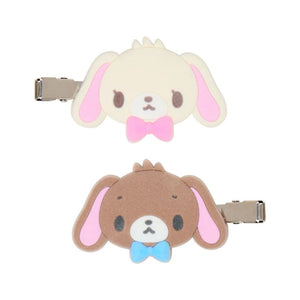 Sugarbunnies Besties Flocked Mini Hair Clip Set Accessory Japan Original