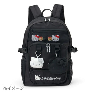 Hello Kitty Black Signature Backpack (I Love Hello Kitty Series) Bags Japan Original