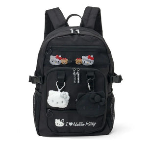 Hello Kitty Black Signature Backpack (I Love Hello Kitty Series) Bags Japan Original