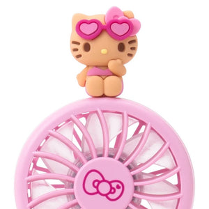 Hello Kitty 2-Way Portable Handy Fan (Pink) Travel Japan Original