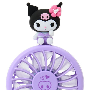 Kuromi 2-Way Portable Handy Fan Travel Japan Original