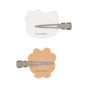 Hello Kitty Besties Flocked Mini Hair Clip Set Accessory Japan Original