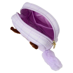 Kuromi Mini Zipper Pouch (Fluffy Squirrel Series) Bags Japan Original