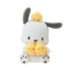 Pochacco Mini Flocked Figurine Blind Box (I Love Pi-Chans Series) Toys&Games Japan Original