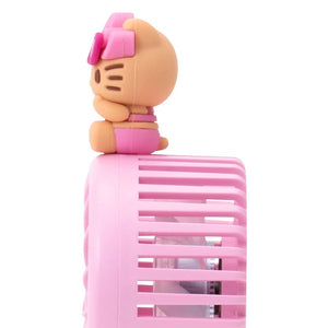Hello Kitty 2-Way Portable Handy Fan (Pink) Travel Japan Original
