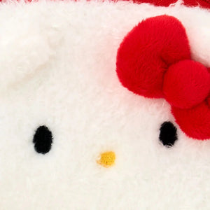 Hello Kitty Fuzzy Mini Zipper Pouch Bags Japan Original