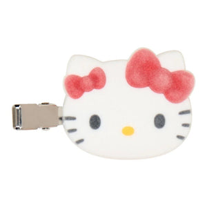 Hello Kitty Besties Flocked Mini Hair Clip Set Accessory Japan Original