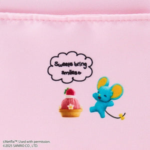 My Melody & Kuromi Mini Zipper Pouch (My Melody & Kuromi Netflix Series) Bags Japan Original
