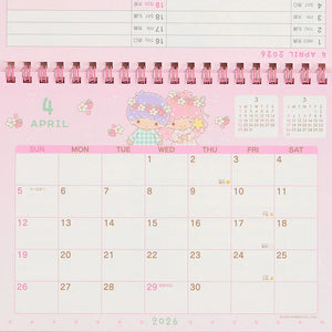 LittleTwinStars 2026 Desk Calendar Stationery Japan Original