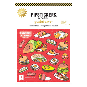 Gudetama x Pipsticks Bacon Me Hungry Scratch 'n Sniff (2ct) Stationery Pipsticks Inc