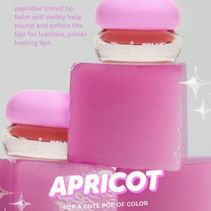 Kuromi x The Crème Shop Gloss Jelly Tinted Peptide Lip Glaze (Apricot) Beauty The Crème Shop