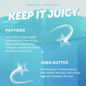 Cinnamoroll x The Crème Shop Gloss Jelly Tinted Peptide Lip Glaze (Crystal Blue) Beauty The Crème Shop