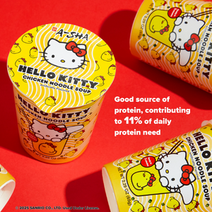 Hello Kitty x A-SHA Chicken Noodle Soup (Single Cup) Home Goods ASHA FOODS USA CO INC