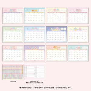 LittleTwinStars 2026 Desk Calendar Stationery Japan Original