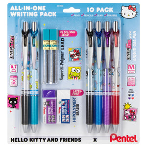 Hello Kitty and Friends x Pentel Writing Essentials Pack (10-Pk) Stationery Pentel Of America Ltd