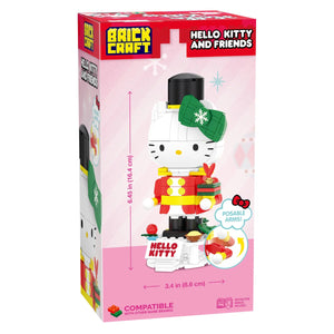 Hello Kitty Holiday Nutcracker Decoration Building Set Seasonal Brickcraft