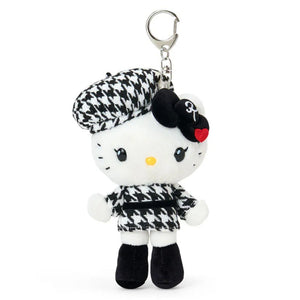Hello Kitty Plush Mascot Keychain (Monochrome Birthday Twins Series) Accessory Japan Original