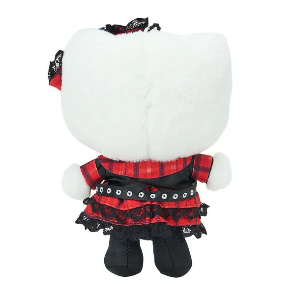 Hello Kitty Plush Mascot Keychain (Rock 'n' Check Series)