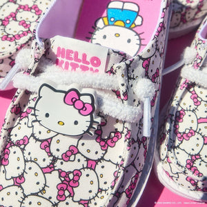 Hello Kitty x HEYDUDE Wendy All-Over Print Slip-On Shoe (Youth) Shoes Hey Dude Inc