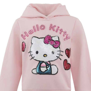 Hello Kitty x Lola + The Boys Adult Gem Love Hoodie (Pink) Apparel Lola and The Boys NYC INC