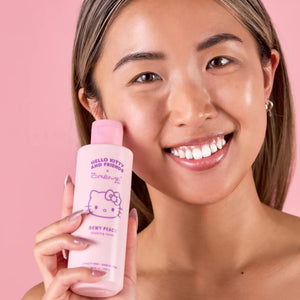 Hello Kitty and Friends x The Crème Shop Dewy Peach Shaking Toner Beauty The Crème Shop
