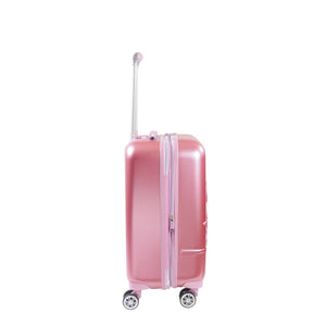 DO NOT SET LIVE - Hello Kitty x FUL 21" Hardshell Carry-on Luggage (Metallic Pink) Suitcases Ful Luggage