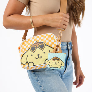 Pompompurin x Aloha Collection Le Tour Crossbody Bag (Check) Bags Aloha Collection Inc