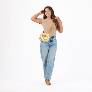 Pompompurin x Aloha Collection Le Tour Crossbody Bag (Check) Bags Aloha Collection Inc