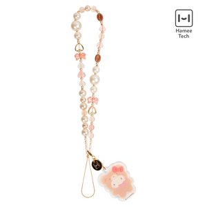 Hello Kitty Latte Bear Beaded Charm Mobile Phone Wrist Strap Accessory Hamee.com - Hamee US