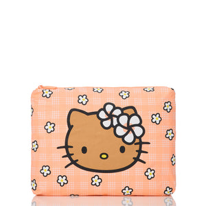 Hello Kitty x Aloha Collection Mid Pouch (Palaka Pua) Bags Aloha Collection Inc