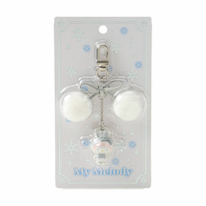 My Melody Bag Charm (Snow Bunny Series) Accessory Japan Original