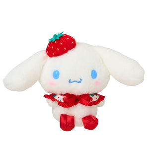 Cinnamoroll Plush Mascot Keychain (Strawberry News 50th Anniv. Series) Accessory Japan Original