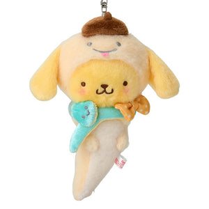 Pompompurin Plush Mascot Keychain (Lucky Zodiac Series) Accessory Japan Original