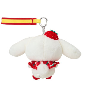 Cinnamoroll Plush Mascot Keychain (Strawberry News 50th Anniv. Series) Accessory Japan Original