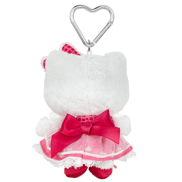 Hello Kitty Red Plush Mascot Keychain (50th Anniv. Floral Series)