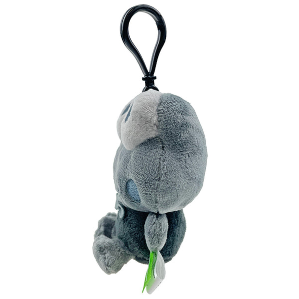 Keroppi Plush Mascot Clip (Ash Monochrome Series)