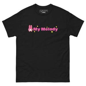 My Melody Starstruck Logo Tee Apparel Printful Black S
