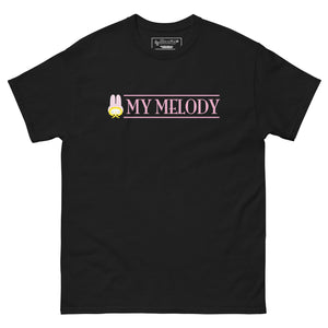 My Melody Gingham Logo Tee Apparel Printful Black S