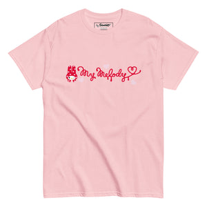 My Melody Sweetheart Logo Tee Apparel Printful Light Pink S