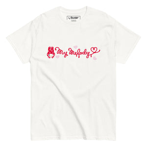 My Melody Sweetheart Logo Tee Apparel Printful White S