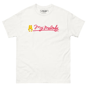 My Melody Cherry Sweet Logo Tee Apparel Printful White S