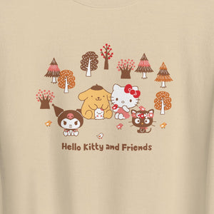 Hello Kitty and Friends Autumn Woods Classic Crewneck Apparel Printful