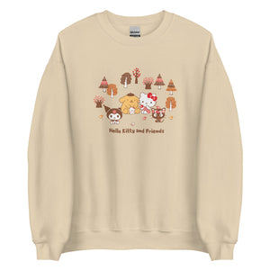 Hello Kitty and Friends Autumn Woods Classic Crewneck Apparel Printful