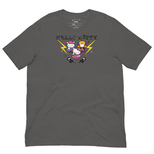 Hello Kitty Rock Show Trio Tee Apparel Printful Asphalt S