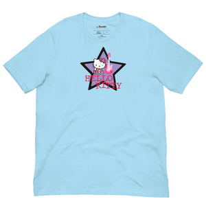 Hello Kitty Guitar Star Tee Apparel Printful Ocean Blue S