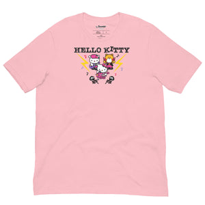 Hello Kitty Rock Show Trio Tee Apparel Printful Pink S